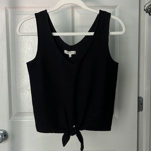 Black ribbed madewell tank